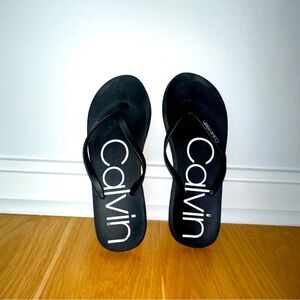 Calvin Klein Flip Flop Sandals - Black